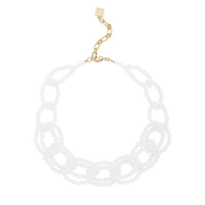 ZENZII Jewelry – Großhandel Perlenkette – Halskette mit Glasperlen und Gliederhalsband13