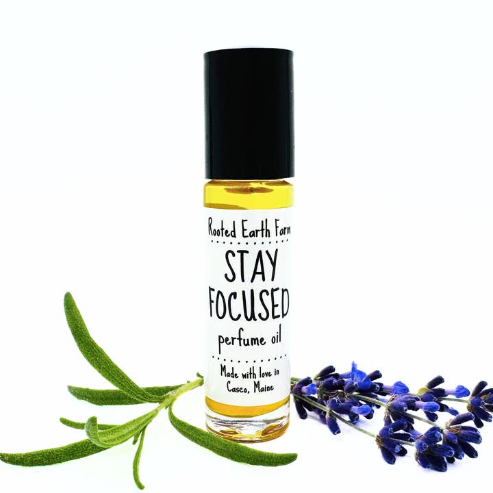 Stay Focused Perfume Oil for wholesale by Rooted Earth Farm + Apothecary