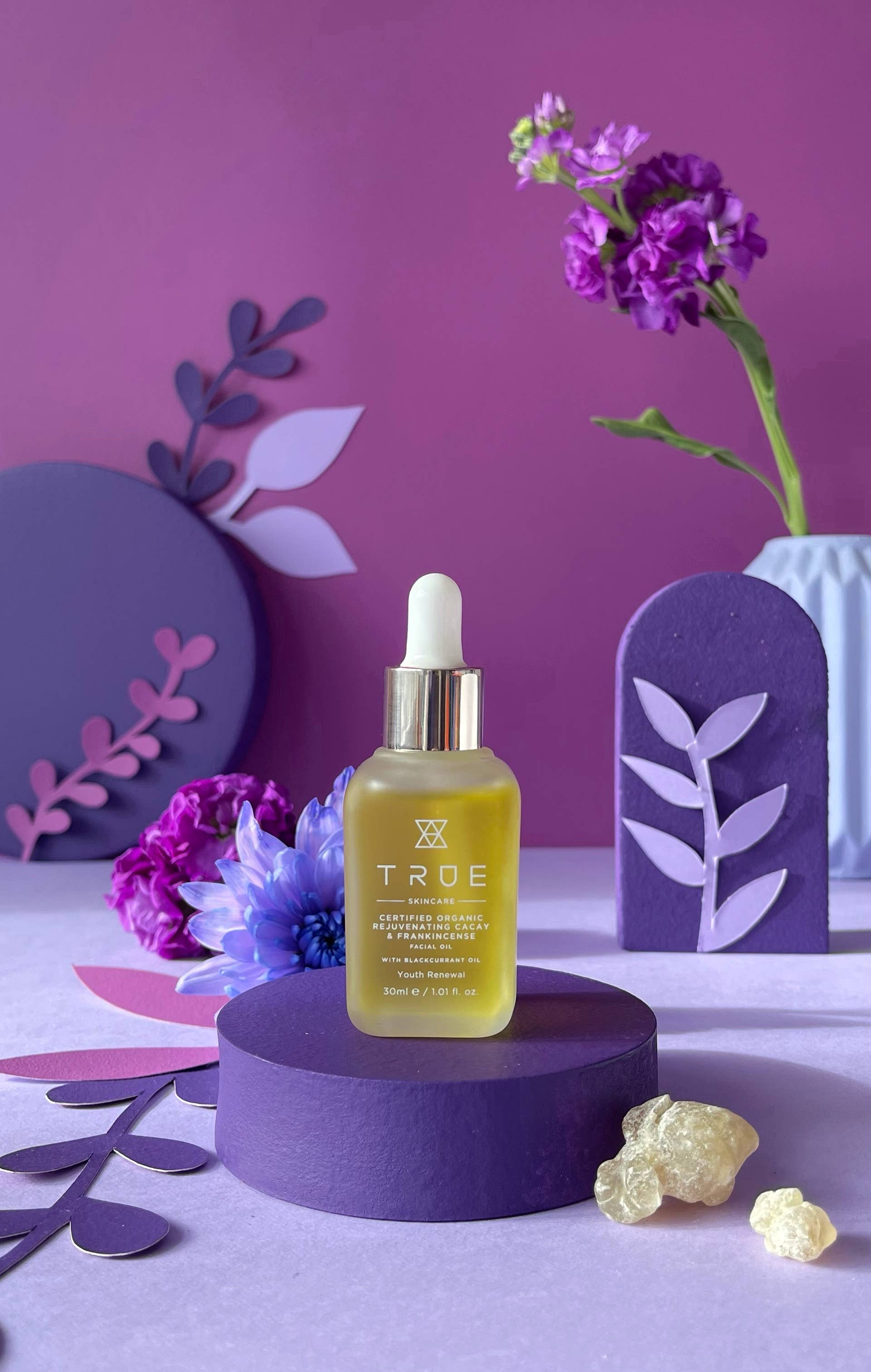 TRUE Skincare - Wholesale Facial Oil - Organic Rejuvenating Cacay & Frankincense Facial Oil, 30ml2