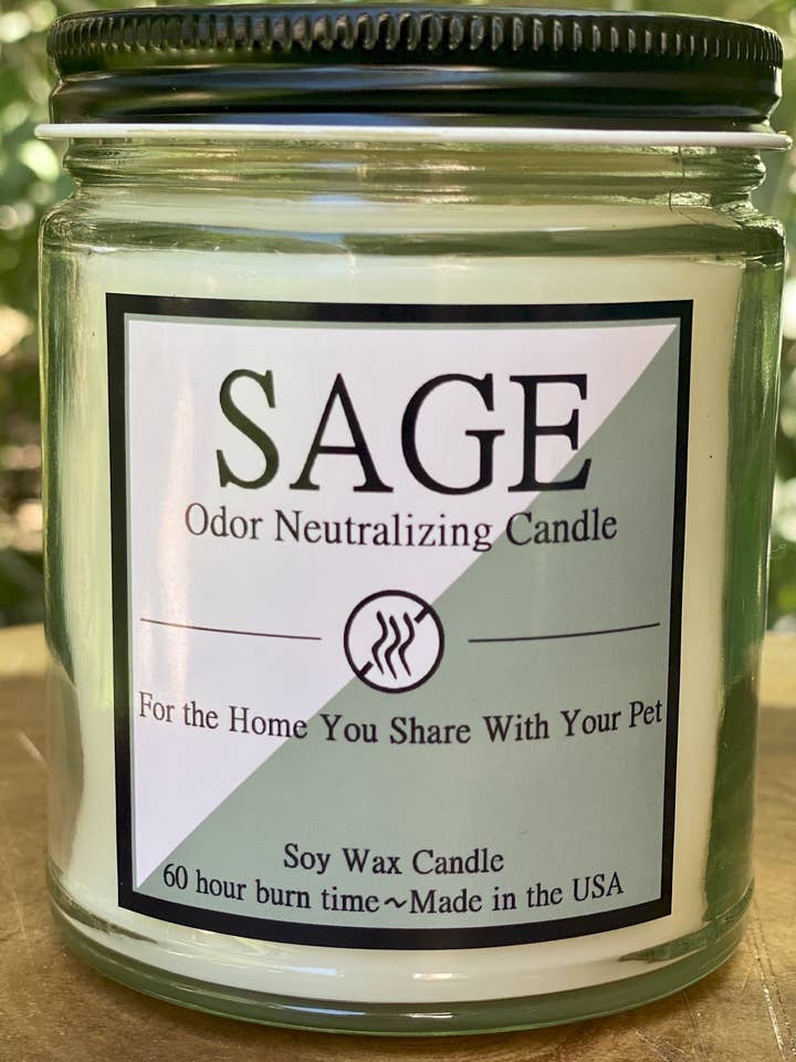 8 oz Odor Neutralizing Candle- Sage for wholesale by Candle Consultants