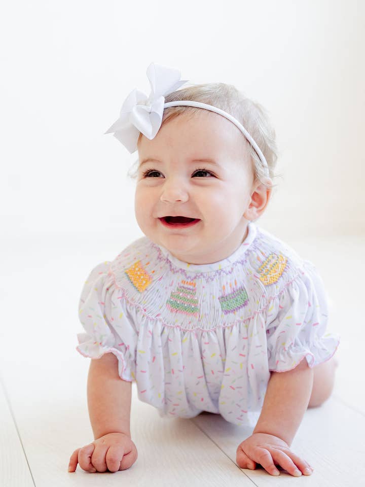 Sprinkles Birthday Girl Birdie Bubble for wholesale by Ruth and Ralph