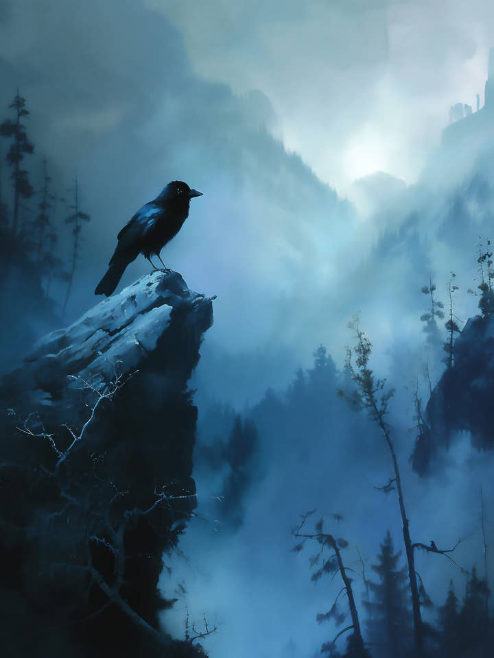 Collection de tirages d'art Raven - Mowbi's Wildlife de 8 x 10 pouces pour la vente par Mowbi