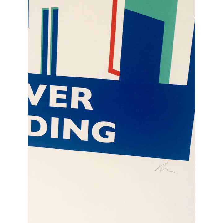 Rebecca Pymar - Wholesale Art Print - THE HOOVER BUILDING Travel Poster Print3