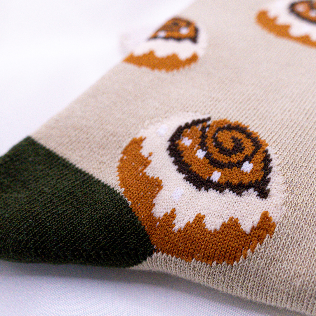 Tilda&Theo - Wholesale Socks - Unisex - Socks Cinnamon Roll Cotton Socks Sweden Kanelbulle6