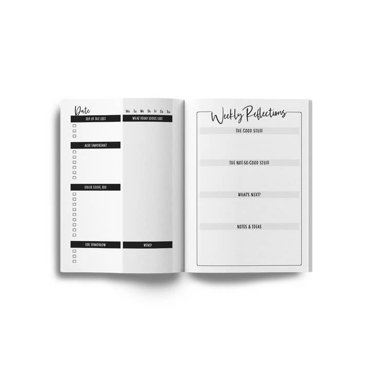 Little Pop of Colour - Venta al por mayor Agendas - Mantenga la calma y beba té: planificador de productividad2