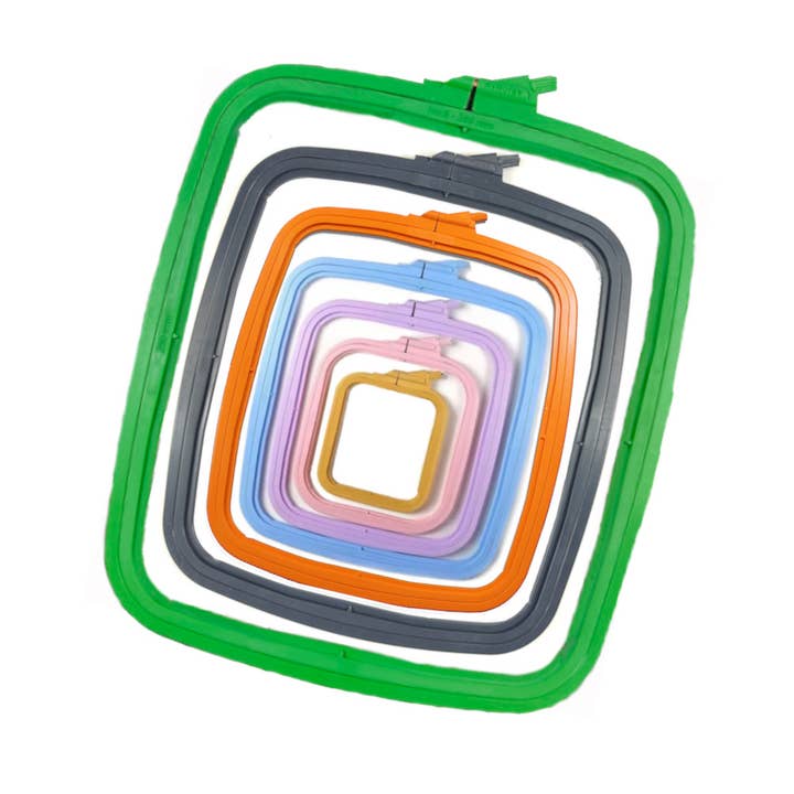 Nurge - Wholesale Embroidery/Cross Stitch Supplies - Nurge Square Plastic Hoops 195 x 220mm (8" x 9")