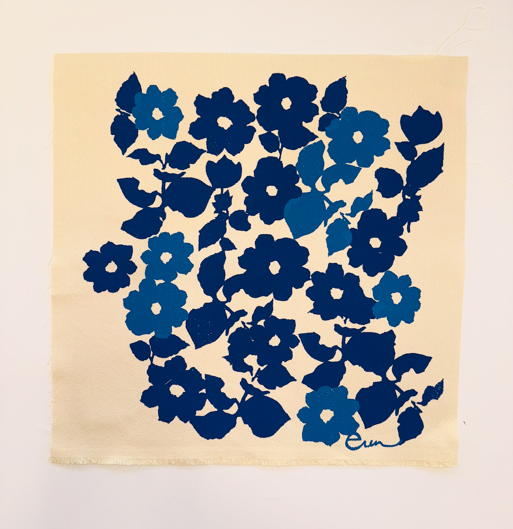 Erin Flett - Wholesale Satchel - Women's - NEW Satchel in Blue Anita Pattern4