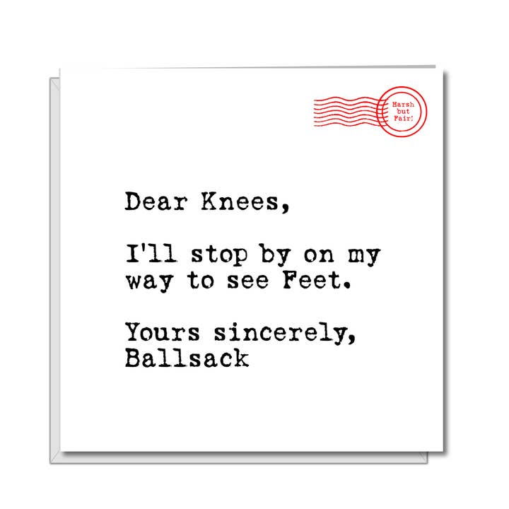 Swizzoo Cards - Wholesale Birthday Card - 40th 50th 60th Birthday Card for Dad, boyfriend, husband or any male friend - Funny, humorous, fun card - Rude naughty adult balls scrotum
