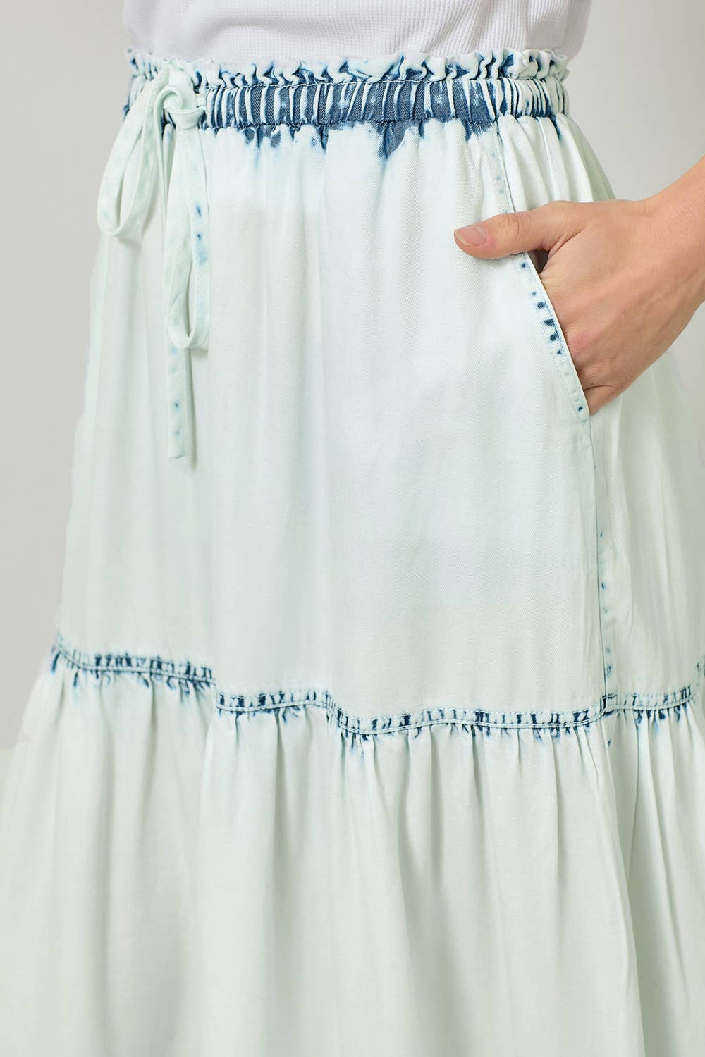 Mystree - Wholesale Rok - Dames - 60708 Lange Gelaagde Rok5