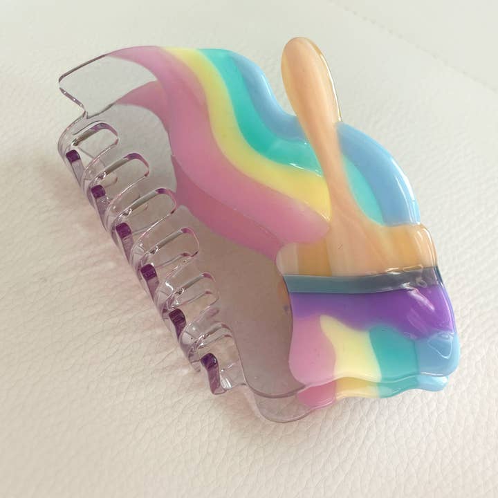 Cambrasine - Wholesale Hair Clip - Women's - Paintbrush Hair Claw Clip