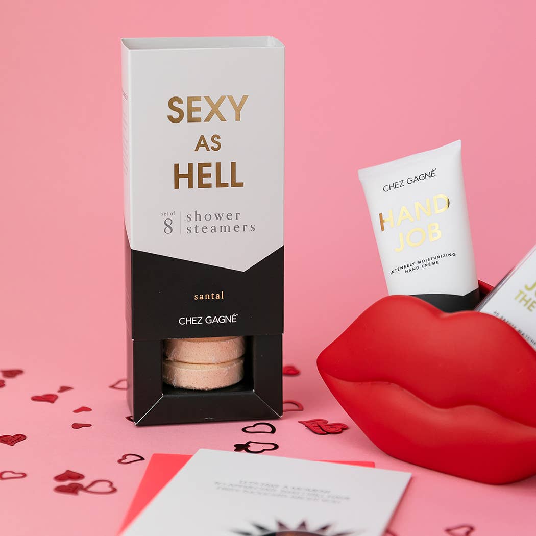 Chez Gagné - Wholesale Shower steamer/bomb - Sexy As Hell Shower Steamers - Valentine's Gift - Set of 83