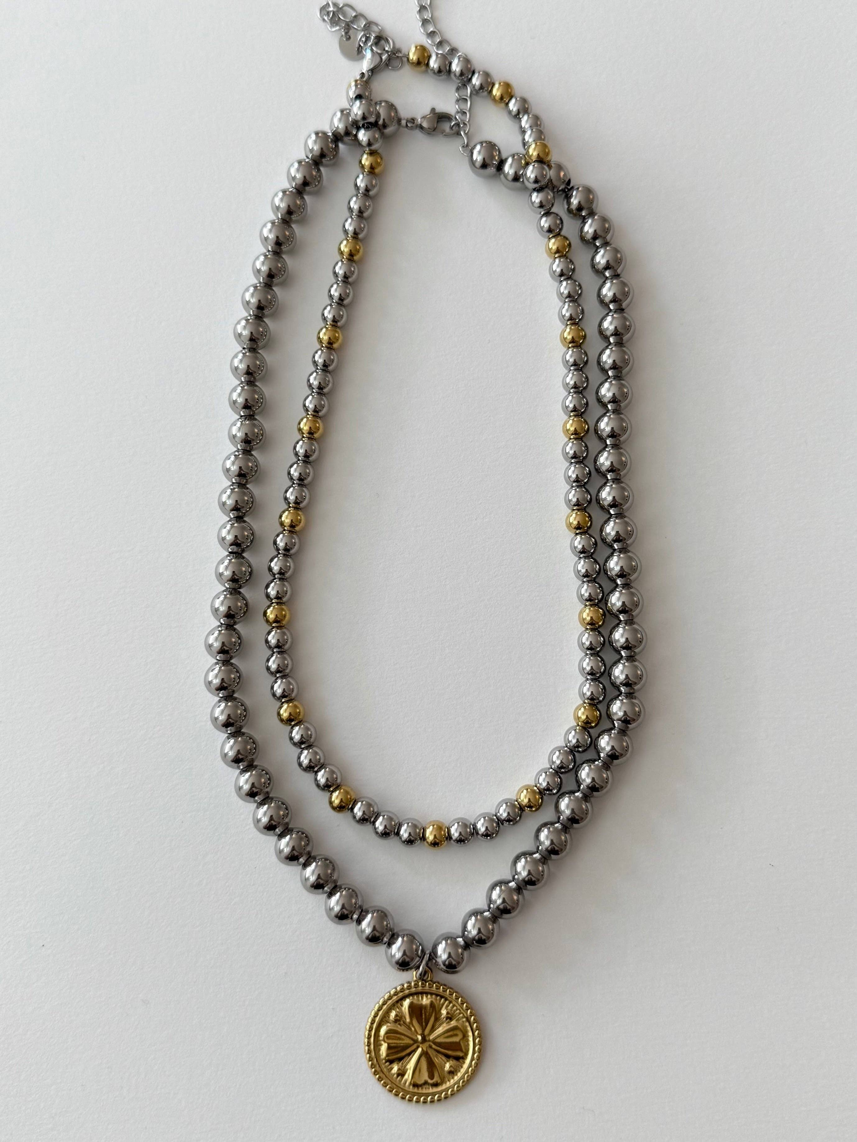 A.B. Paris - Wholesale Pendant/Charm Necklace - Happiness Necklace / clover6