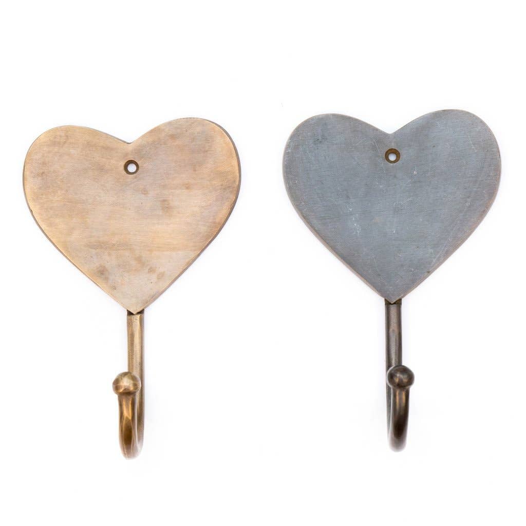 FERN – wholesale Wall hook – Brass Hook Heart2