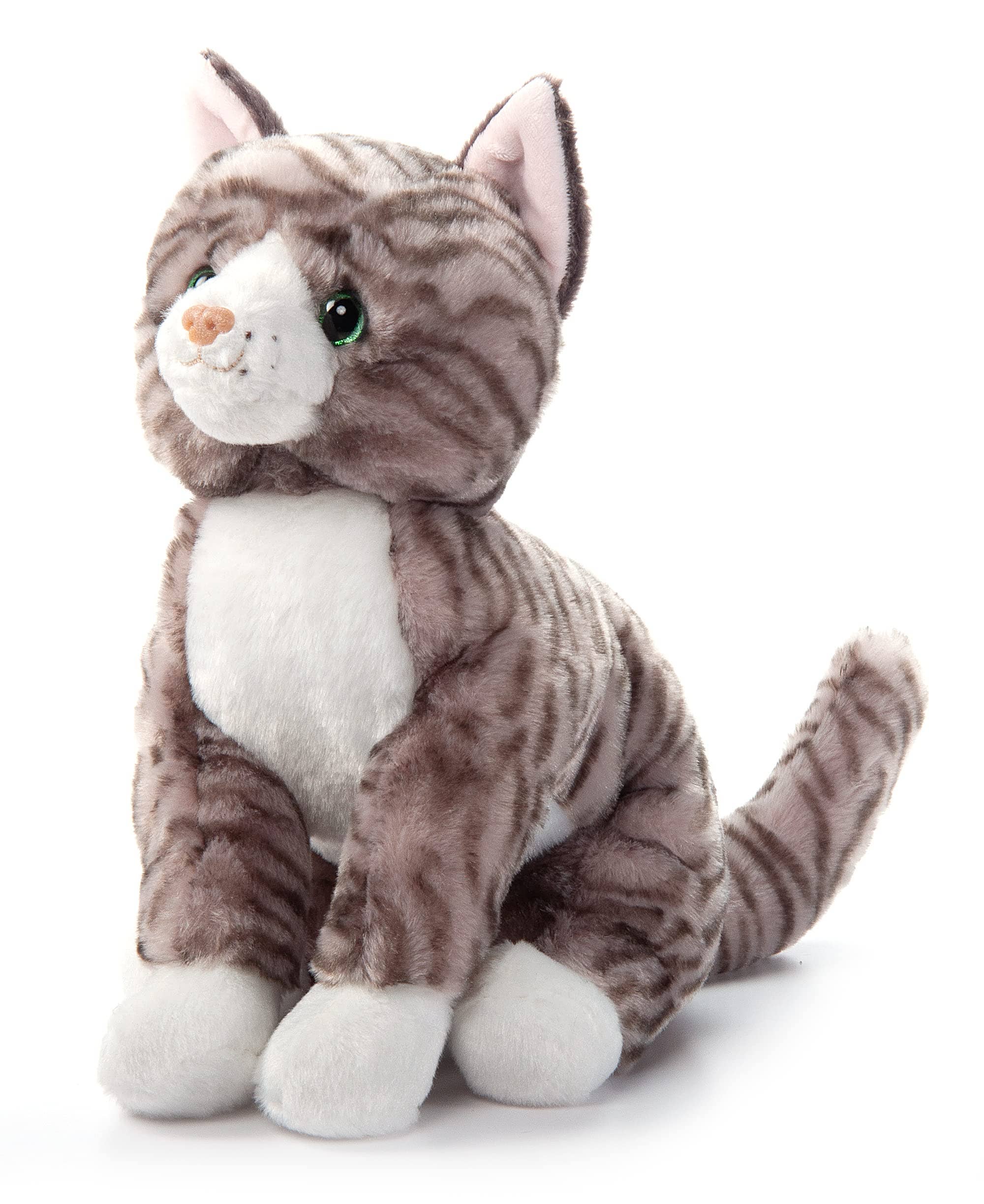 The Petting Zoo - Wholesale Stuffed/Plush Toy - Kids & Baby - 12" (26cm) Grey Tabby Cat Stuffed Plush0