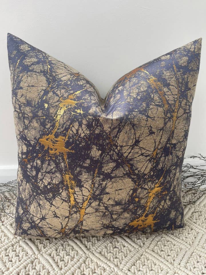 The Couture Cushion - The Navy Cooper - Style No. 115 for wholesale by The Couture Cushion