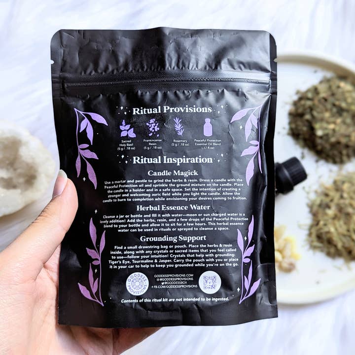 Goddess Provisions - Wholesale Meditation Supplies - Sacred Spirits Spell Kit - Ritual, DIY, Witch, Herbs, Oil