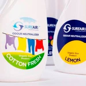 Wormganix Worm Castings - Wholesale Luchtverfrisser - Sureair Lemon luchtverfrisser - 500 ml geurneutraliserende spray5
