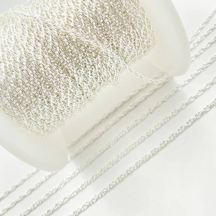 Jewels & Chains - Wholesale Link & Chain Necklace - 925 Sterling Silver Rope Chain. 015RSS1