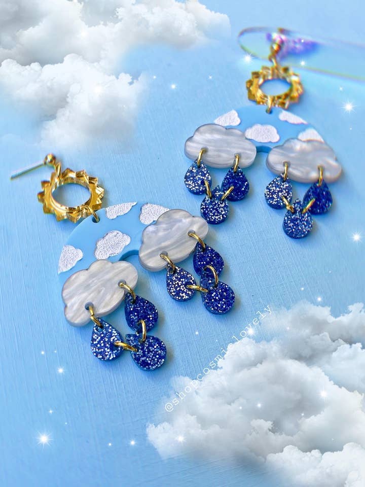 I molnen örhängen för wholesale av Cosmic lovely