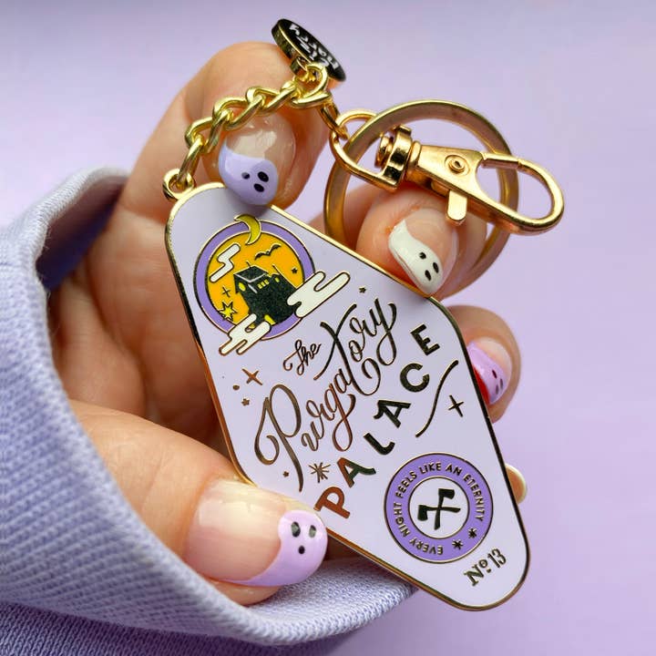 Liz Harry Design – wholesale Nyckelringar - Dam – Skärselden Palace Motel Halloween nyckelring eller handväska Charm