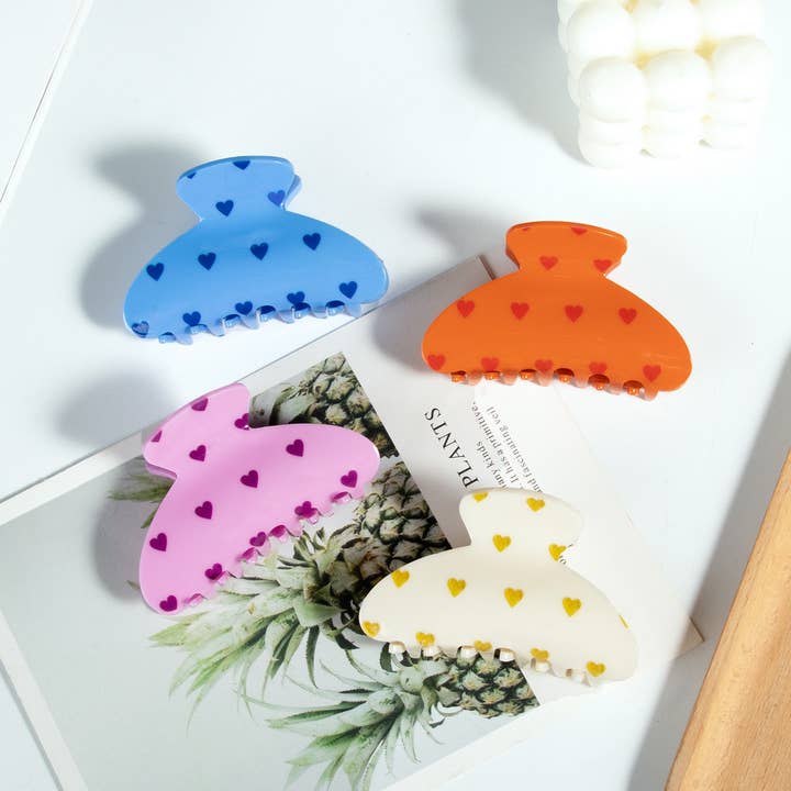 ACCITY - Wholesale Hair Clip - Women's - SIMPLE AND CUTE LOVE CLIP FOR WOMEN_CWAHA0678