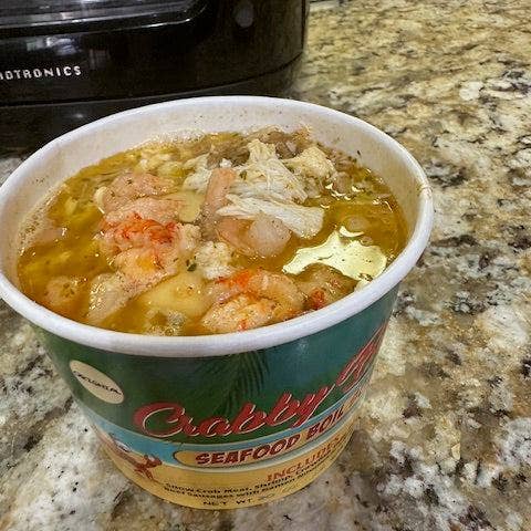 Crabby Bags Wholesale Shopping - Wholesale Soup - Seafood Boil Ramen Soup | Spicy Seafood Boil Soup - Crabby Bags Cajun Seafood Soup3