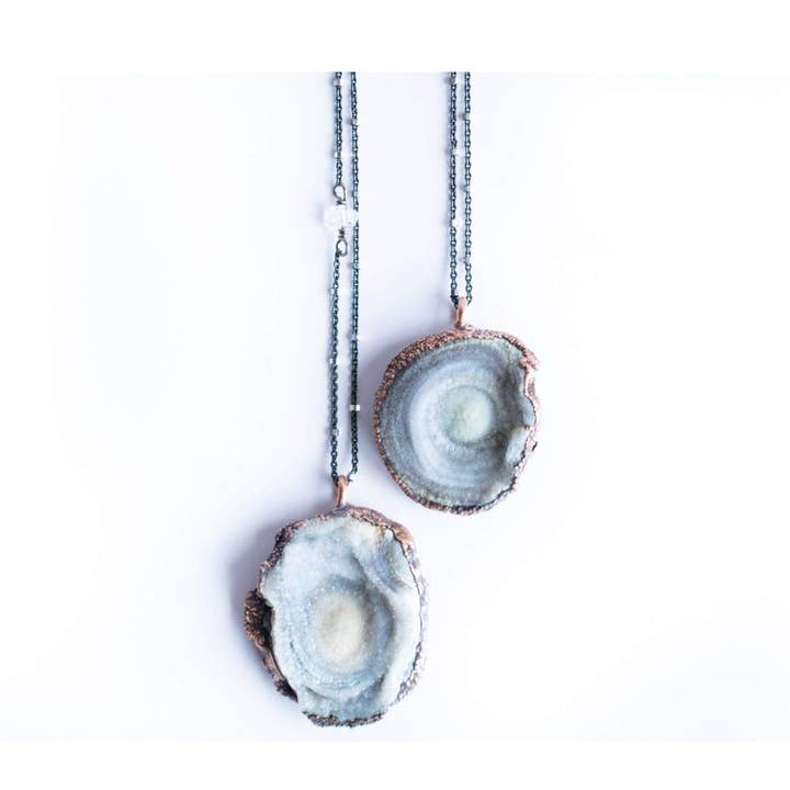 HAWKHOUSE - Wholesale Pendant/Charm Necklace - Chalcedony Crystal Necklace