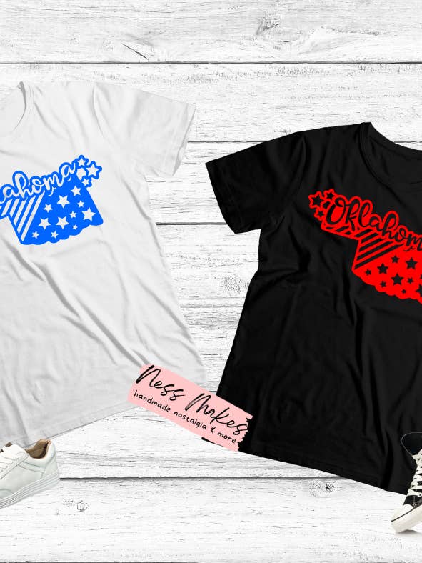 Camiseta Oklahoma Stars & Stripes para venta al por mayor de Ness Makes
