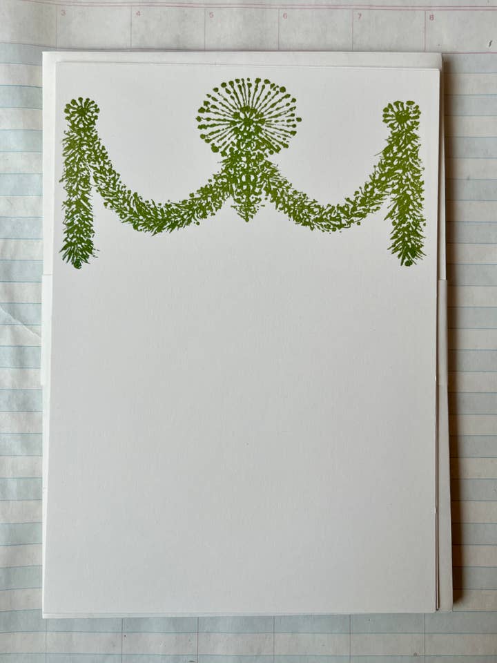 Holiday Greenery Festoon Stationery for wholesale by Parcel