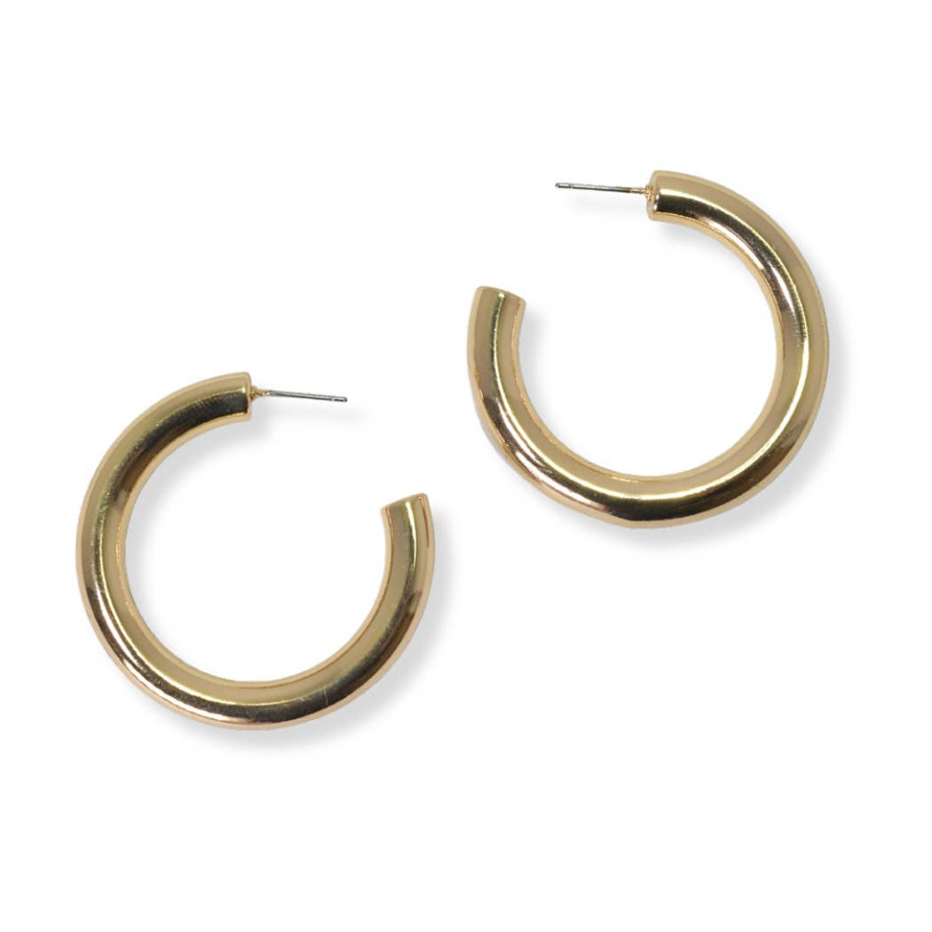 SOPHIA WHOLESALE - Vente Créoles - Boucle d'oreille ronde épaisse4