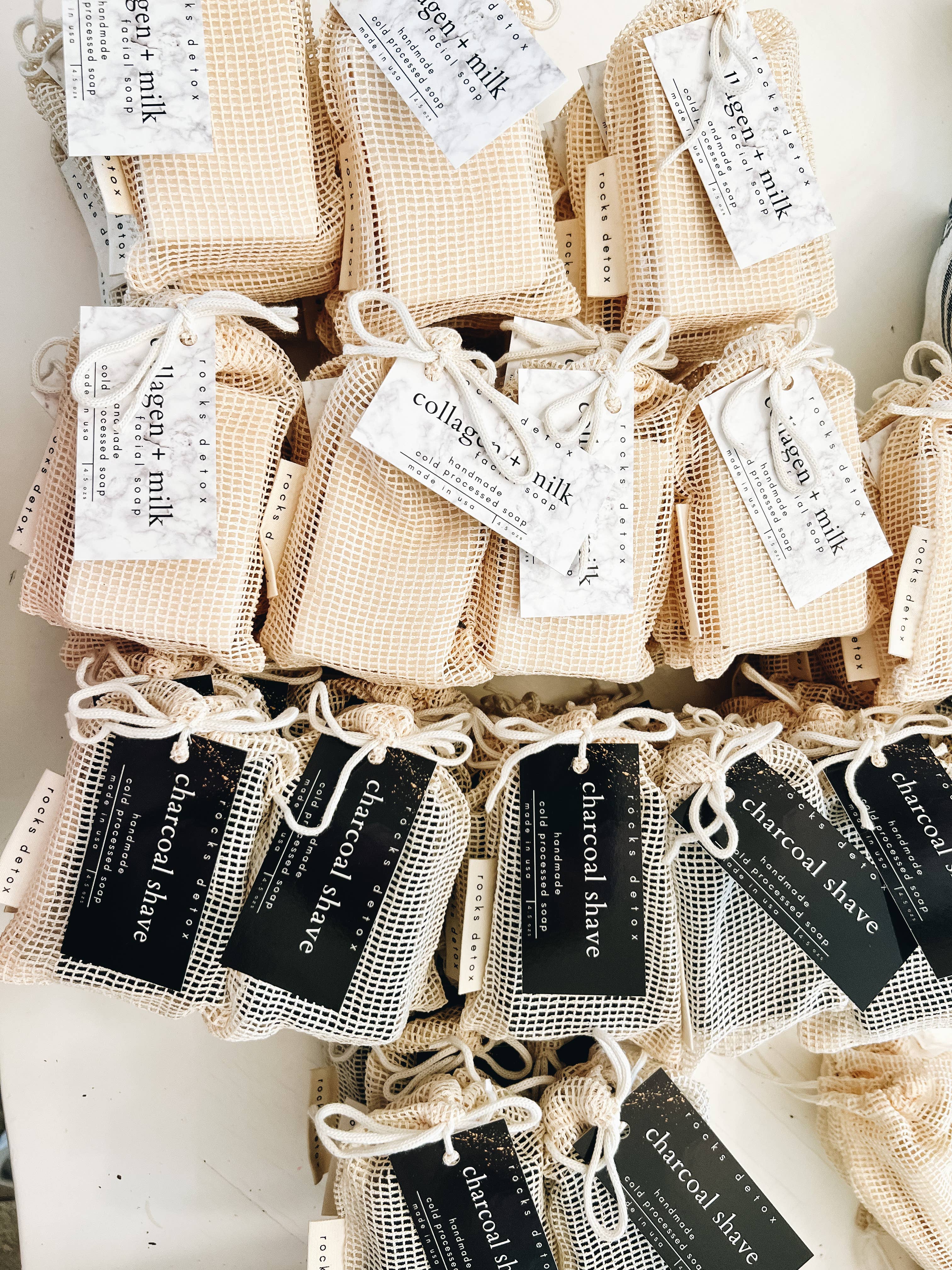 Rocks Detox - Wholesale Shave Soap - Men's - Charcoal Shave Soap2