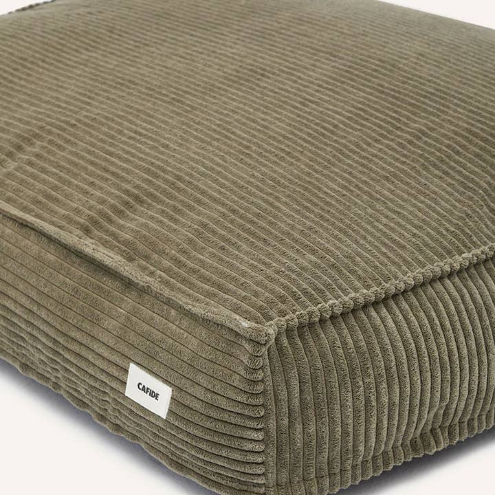 CAFIDE - Wholesale Pet Bed - Dog - Green Corduroy Dog Bed, Cuadra