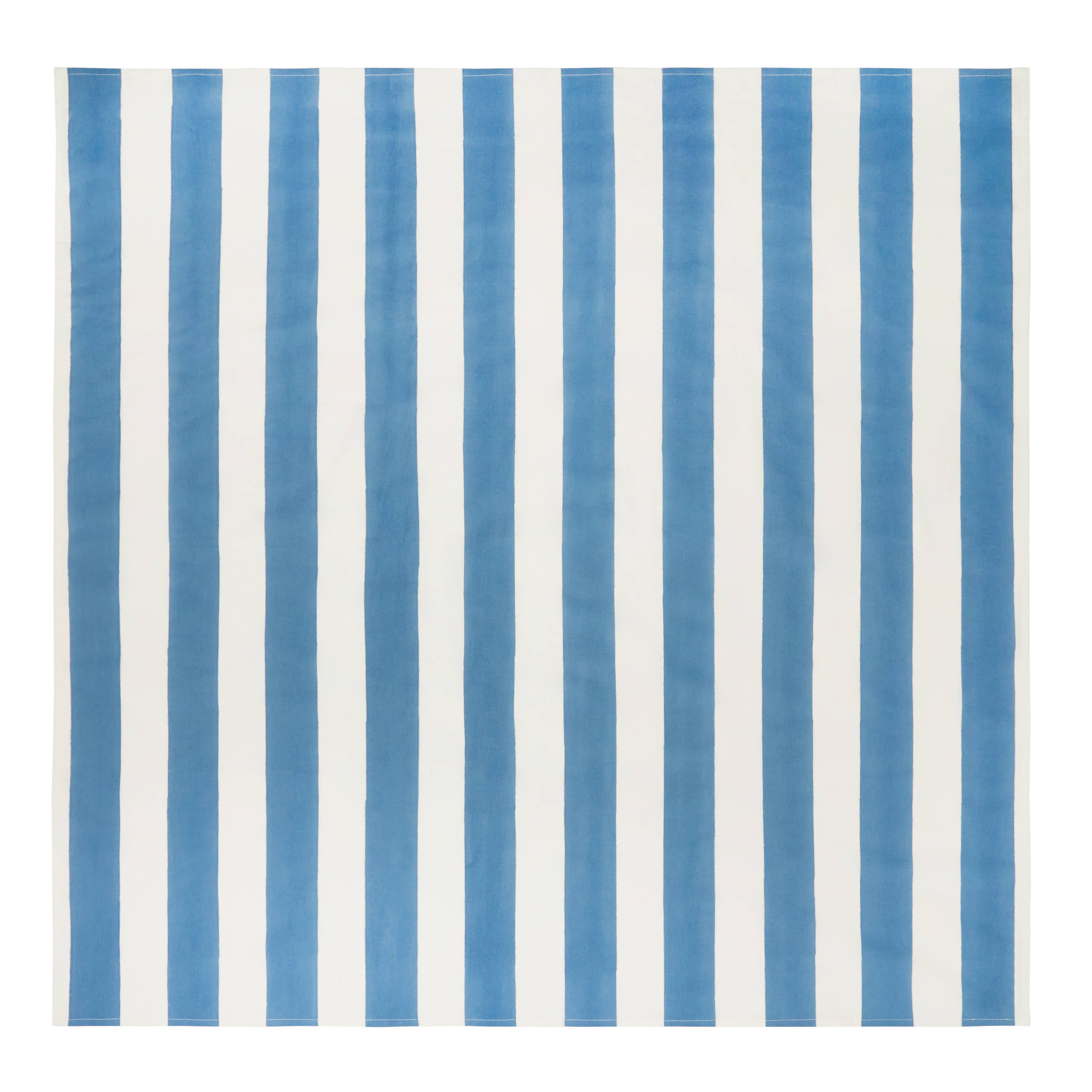 Caravan Home - Wholesale Tablecloth - St. Tropez Blue Stripes | French Tablecloth3
