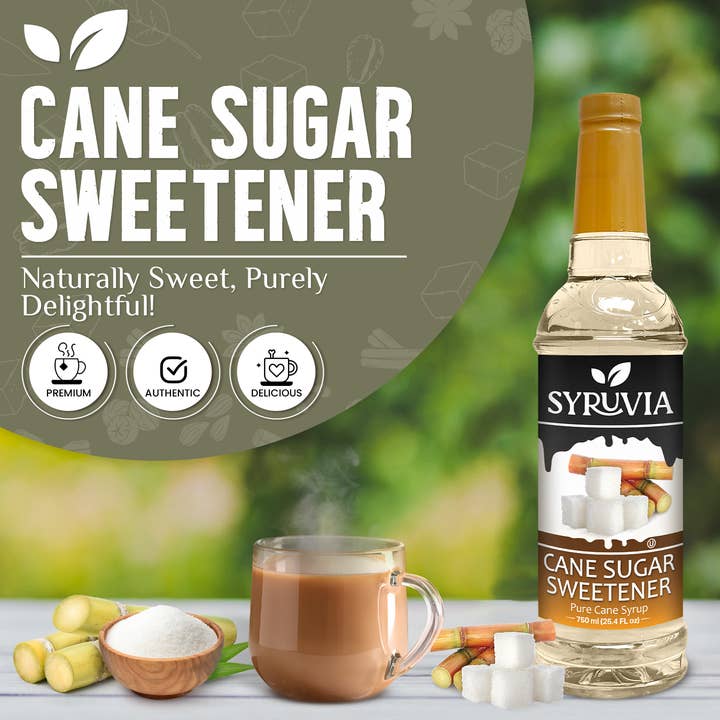 Syruvia - Wholesale Flavored Syrup - Cane Sugar Sweetener Syrup1