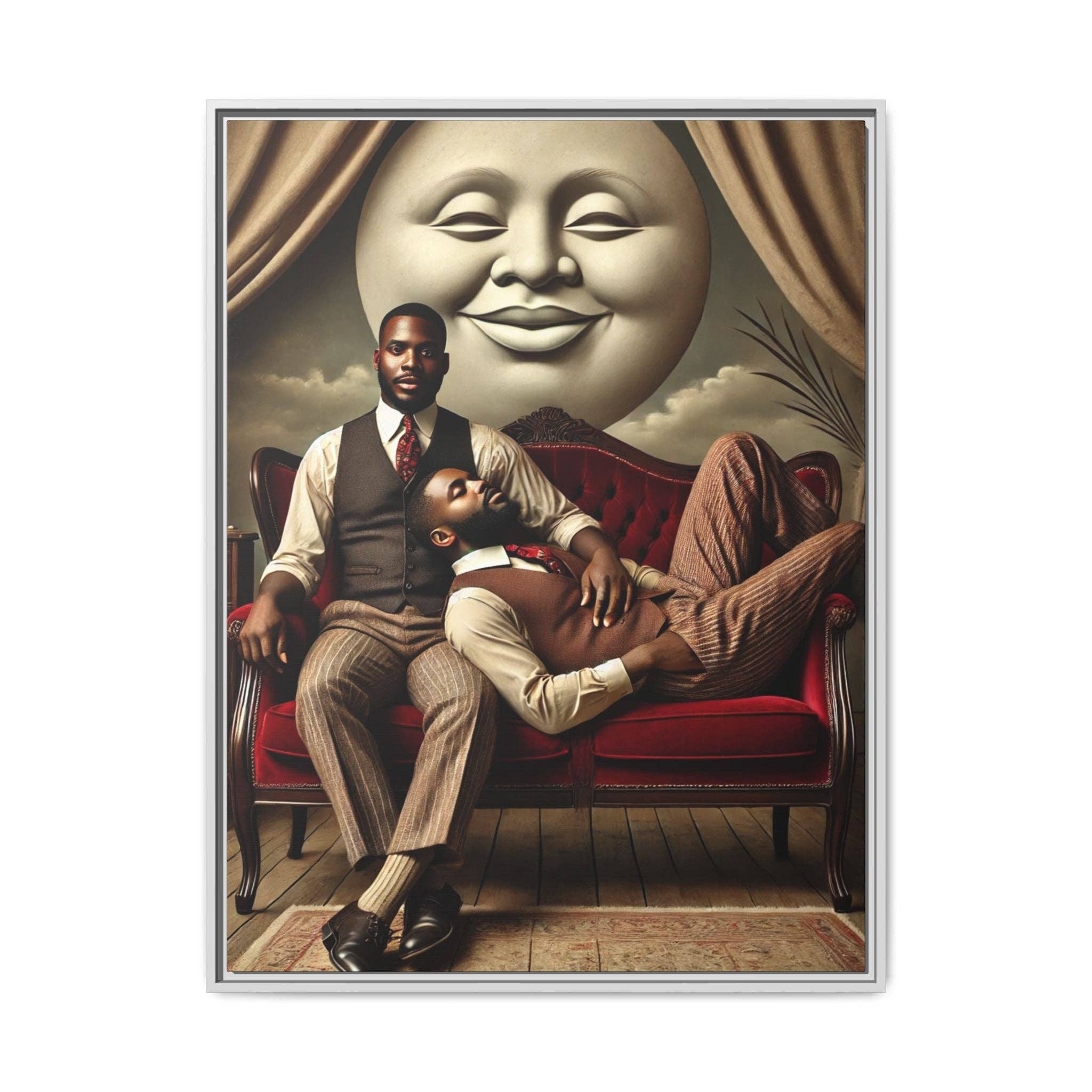 Walt & Pete - Wholesale Art Print - Missing Art Studies - Man In The Moon 0065