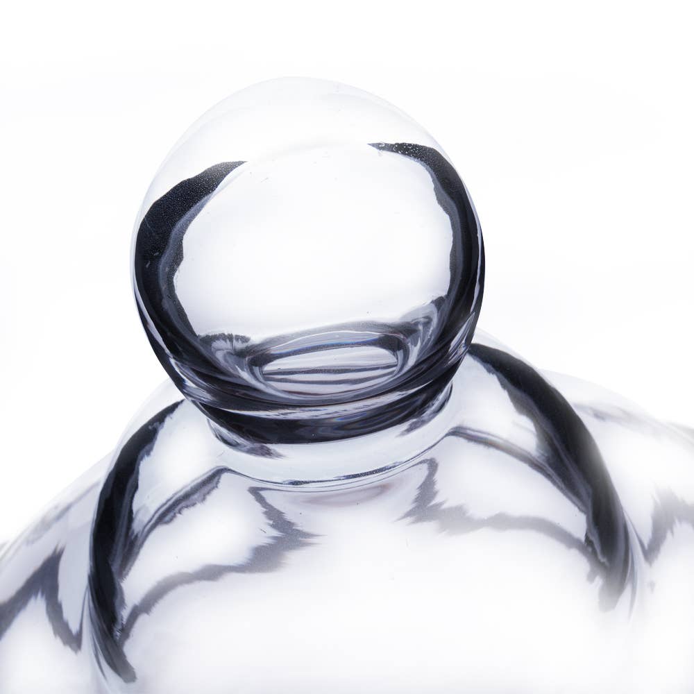 WGV International - Wholesale Apothecary Jar - WGV Large Pedestal Apothecary / Candy Jar With Lid - 20.5"H1