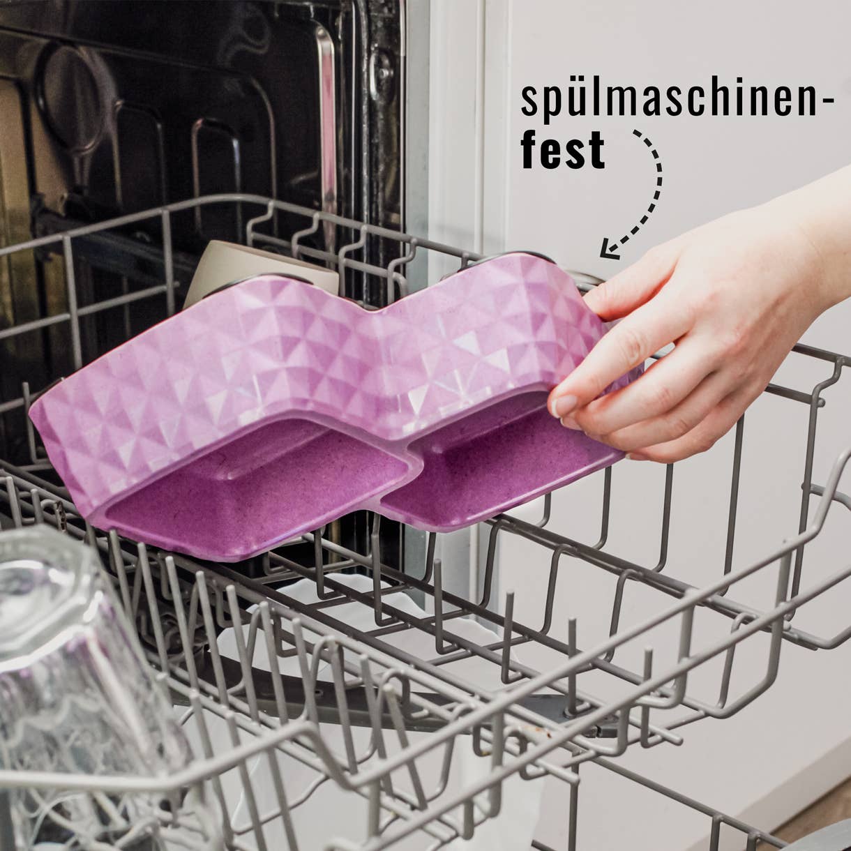 ne&no - Wholesale Pet Bowl - Cat/Dog - ne&no® Bamboo Double Bowl for Cats & Dogs - Non-Slip5