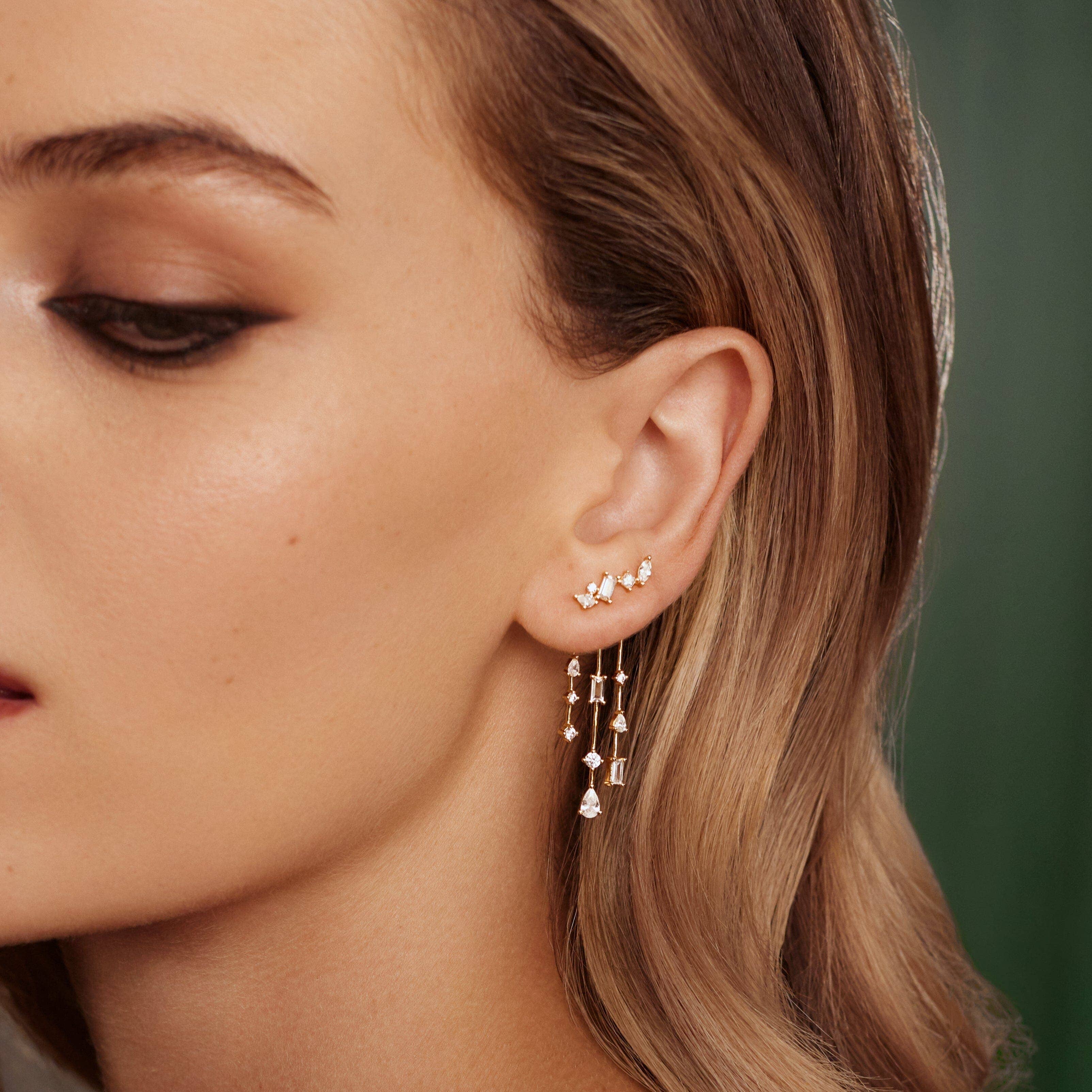 Nébuleuse Bijoux – Engroshandel Ørestikkere – Colette ørlepynt, der dækker hele øreflippen1