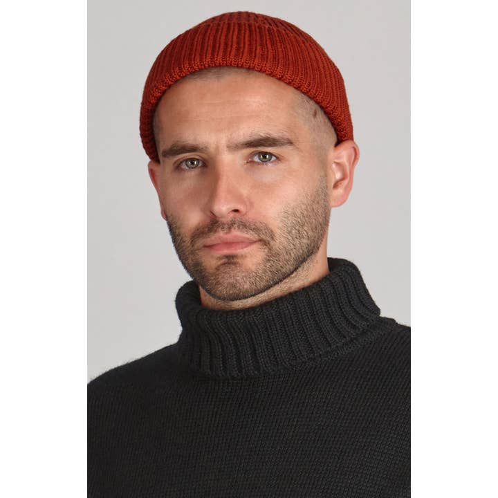 Paul James Knitwear - Vendita all'ingrosso Berretto - Uomo - Berretto pescatore pesante in lana merino extra fine