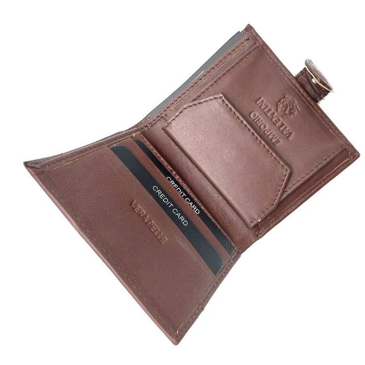 Suie Valentini srl - Wholesale Wallet - Men's - Genuine leather wallet, Emporio Valentini for men, art. 7P10