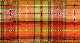 Morex Ribbon - Wholesale Ribbon - Gift Wrapping - #7383 -1-1/2" AUTUMN SPLENDOR 100 FT Orange (wired)1