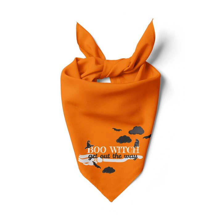 Boo Witch Bandana for wholesale by Ferry Fancy
