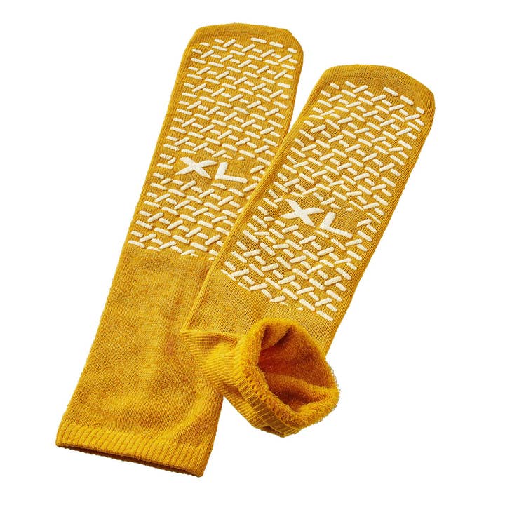 Green Sky - Wholesale Socks - Unisex - PrimeMed - XL Beige Slipper Socks