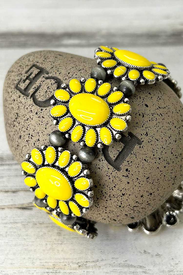 Artini Accessories – Pulseira com pendente por atacado – Pulseira elástica em esmalte Western Stone7