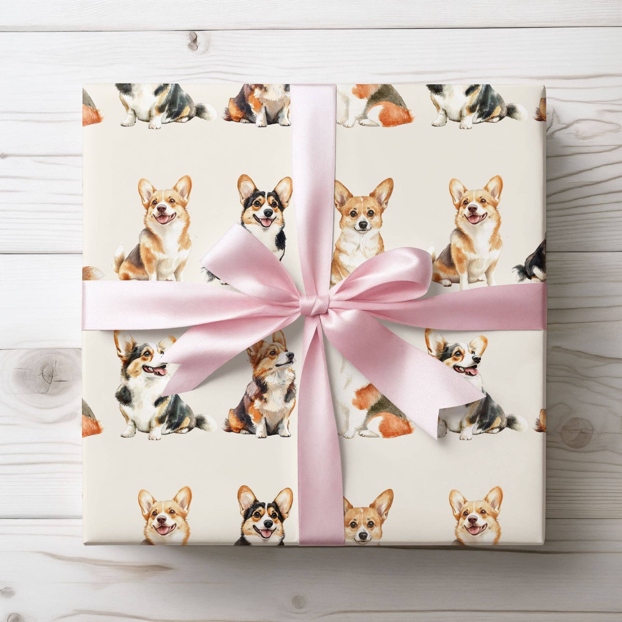 Lokipawz - Wholesale Wrapping Paper Roll - Corgi Wrapping Paper Rolls20