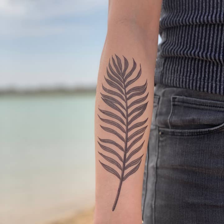 NatureTats – wholesale Temporary tattoo – Palm Leaf Temporary Tattoo