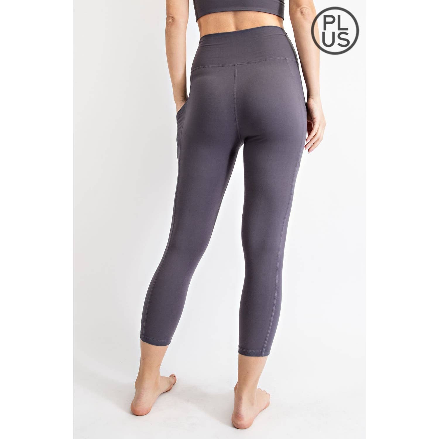 Rae Mode - Wholesale Athletic/Lounge Leggings - Women's - PLUS SIZE V WAIST CAPRI LENGTH LEGGINGS11