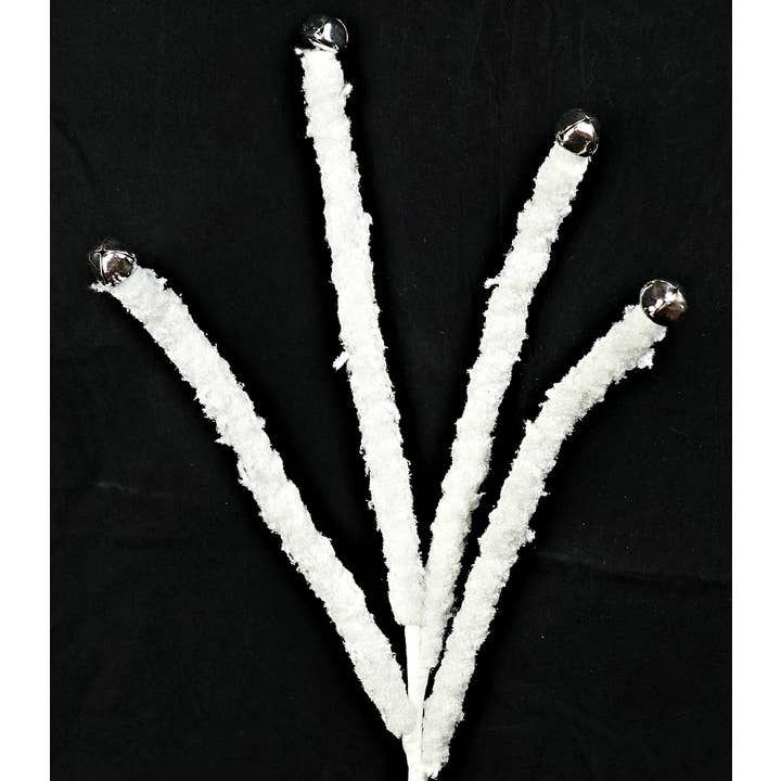 ISB73632- 26in Sugar Glazed Wool Tinsels x4-White for wholesale by Impressive Enterprises, Inc.