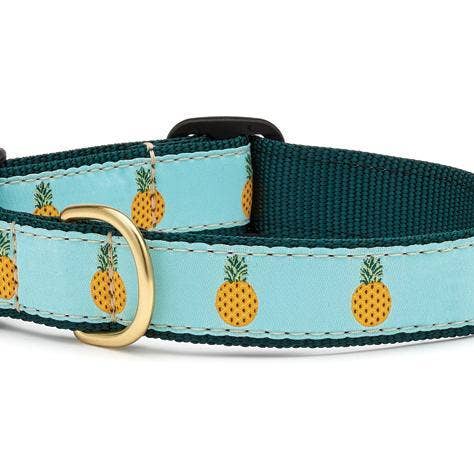Pineapple Dog Collar for wholesale by Up Country, Inc.