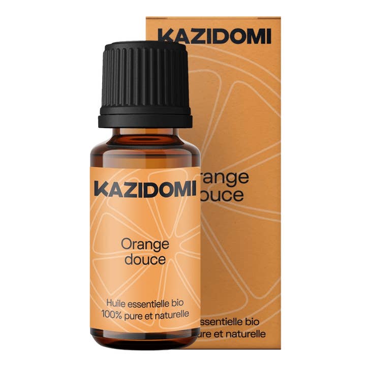Sweet Orange Essential Oil (calming and soothing) for wholesale by Kazidomi